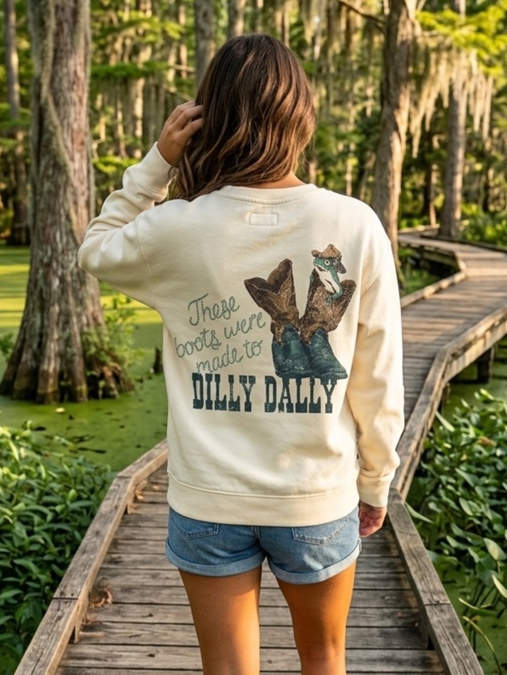 Original Use Cream Fleece Pullover Sweatshirt